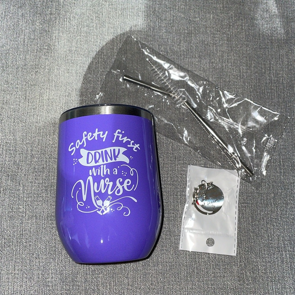 Nurse Wine Tumbler Set
